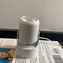 트렌디큐브 벽설치가능 선셋 무드등, 화이트 + 선라이즈오렌지