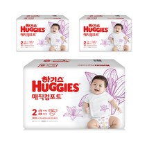 2021 신형 하기스 매직 컴포트 밴드형 기저귀 소형 2단계 (4~8kg), 168매