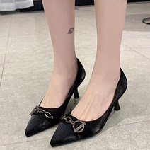 라네르 체인 스틸레토 하이힐 TS-0641