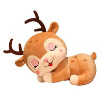 네이처타임즈 러블리 모찌 사슴 인형, 브라운, 30cm