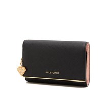 질스튜어트 PETIT LUMI 골드바 쁘띠 다이아몬드 참장식 3단 중지갑 JAWA3E130BK