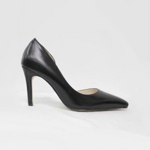 스틸레토 사이드 오픈 뾰족코 하이힐 펌프스 9cm