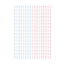 음계 스티커 16줄, 한글버전 D, 1개