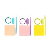 리플린 슬림형 지워지는 펜 0.4mm 세트, 민트, 퍼플, 라임, 3세트