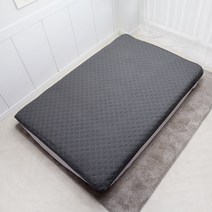 베드앤데코 마이크로 고정밴딩 패드, 차콜