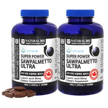 내츄럴365 슈퍼파워 쏘팔메토 울트라 180g, 2개, 180정