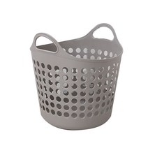 대용량 다용도 세탁바구니 중형, 브라운, 1개