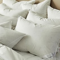 멜로우비 사계절용 프리미엄 오리털 베개솜, 화이트, 1개