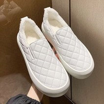 콤마슈 여성 따뜻한 데일리 패딩 엠보 퍼 슬립온 MB0350