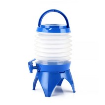 에코벨 자바라 야외 접이식물통 3.5L, 블루, 1개