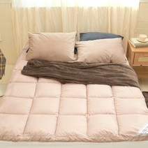 심플럭스 프리미엄 호텔식 밴딩토퍼, 핑크베이지