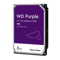 WD PURPLE HDD 보안전용 하드디스크, WD63PURZ, 6TB