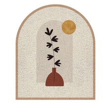 거실인테리어 세로버전 미끄럼방지 입구도어 흙발 매트, 하지가 오기전 100*120cm, 1개