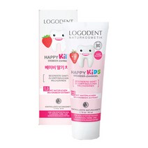 로고덴트 해피 키즈 스트로베리 치약, 1개, 50ml