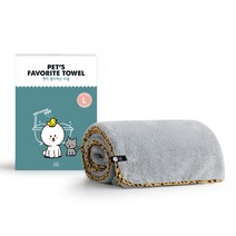 보리홈 반려동물 펫이 좋아하는 타올, 머스타드 땡땡이