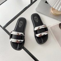 리비움 여성용 플랫 샌들 슬리퍼 Rv-9205