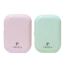 루카 투케어 충전식 휴대용 칫솔기 2종 세트, C2D301PK, C2D301MT, 핑크, 민트