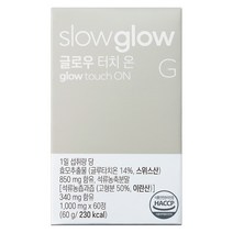 슬로우글로우 글로우 터치 온 영양제, 60정, 1개