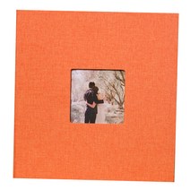 마링 접착식 포토앨범 28 x 27 x 3 cm, 03 오렌지(앨범), 화이트(내지), 20매