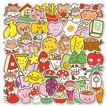 리빙홈디테일 캐리어 노트북 여행 방수 스티커 50p 세트, 타입 U, 1세트