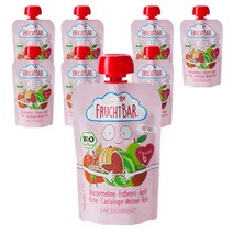 프루트바 생과일 퓨레 수박 딸기 사과 배 쌀 100g, 수박 + 딸기 + 사과 + 배 + 쌀 혼합맛, 8개