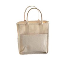 앙레베 미니 캔버스 텀블러 기저귀 브레드백, 아이보리