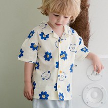 프랭크썸 남아용 해피 스마일 셔츠