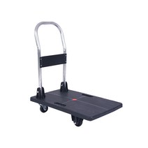 코끼리리빙 접이식 구르마 대차 카트 소 660 x 400 mm, 1개, 블랙