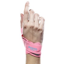 바디큐 슬리브 손목 보호대 오른손 핑크, 1개