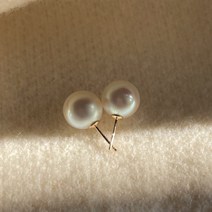 남향 진주 귀걸이 4색 12mm