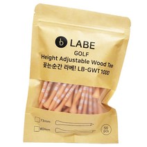 라베 프리미엄 높이조절 골프티 LB-GWT1000, 오렌지