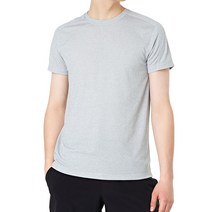 안다르 남성용 멜란지 숏슬리브 티셔츠