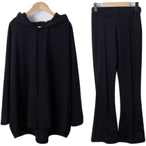 플랜데이 이지 박스 후드티 슬림 부츠컷 팬츠 세트