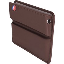 벤오토 차량용 슬림 틈새 수납 사이드 포켓, 브라운, 1개