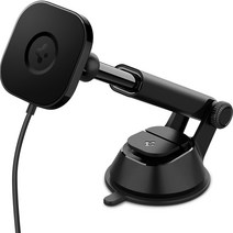 슈피겐 원탭프로 맥세이프 차량용 고속 무선 거치대 대시보드형, ITS35W, 블랙