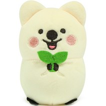 플러피 쿼카 스트레스볼, 크림, 10cm