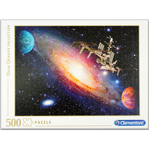 코리아보드게임즈 우주 정거장 퍼즐 C35075, 혼합색상, 500피스