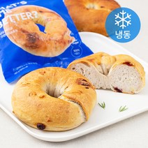 널담 베이글 크랜베리 & 호두 (냉동), 3개, 140g