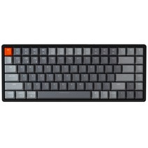 키크론 K2 알루미늄 RGB 적축 무선 기계식 키보드, K2 C1, 다크 그레이, 텐키리스