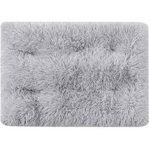 랜보어 반려동물 도톰 보들 사각방석, 그레이