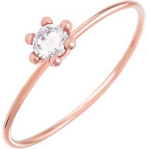 여성용 14K 탄생석 데일리 컬러 반지   케이스