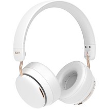 스카이 핏 마카롱 ENC 블루투스 5.3 무선 헤드셋, 화이트, IM-H22