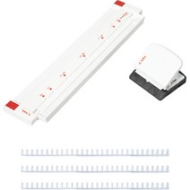 칼 펀칭형 30공펀치 GP-2630 A4B5 + 10mm WH 루즈링3p 세트, 화이트, 1개