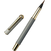 다사바바 고급헤드 소프트 팬붓, 1개, 라이트그레이