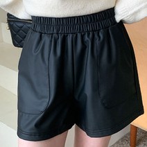슈가펀 여성용 리빗 레자 빅포켓 5부 반바지