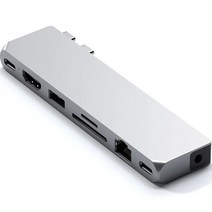 사테치 C타입 8in1 USB4 맥북 프로 초고속 멀티 허브 맥스, Silver