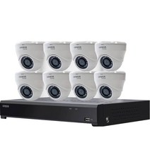 [캠플러스8채널] 코스트코 500만화소 직접 자가설치 CCTV세트 8채널4카메라 CT-5AB804-2T(하드2TB포함), CT-5AB804-2T