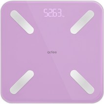 앳플리 T8 스마트 더블스마트인 바디 체중계, T8scale, 라일락
