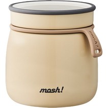 모슈 보온보냉 라떼 죽통, 아이보리, 480ml