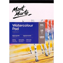 마켓피아 수채화 전용 캔버스 스케치북 용지 02 A4 180g 12p, 1개